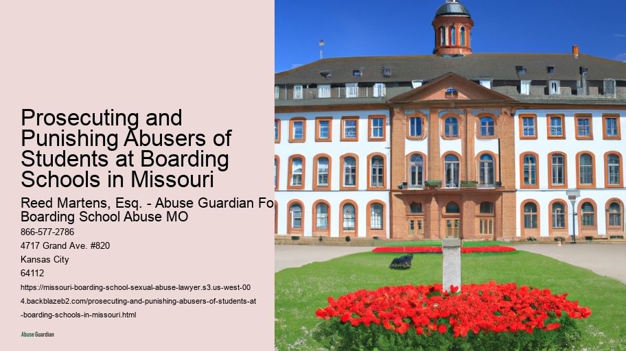 Prosecuting and Punishing Abusers of Students at Boarding Schools in Missouri 